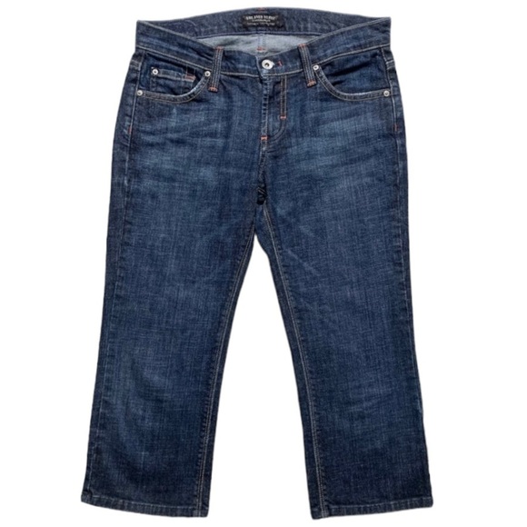 James Jeans Denim - SOLD-James Jeans Cropped Dry Aged Denim Jeans